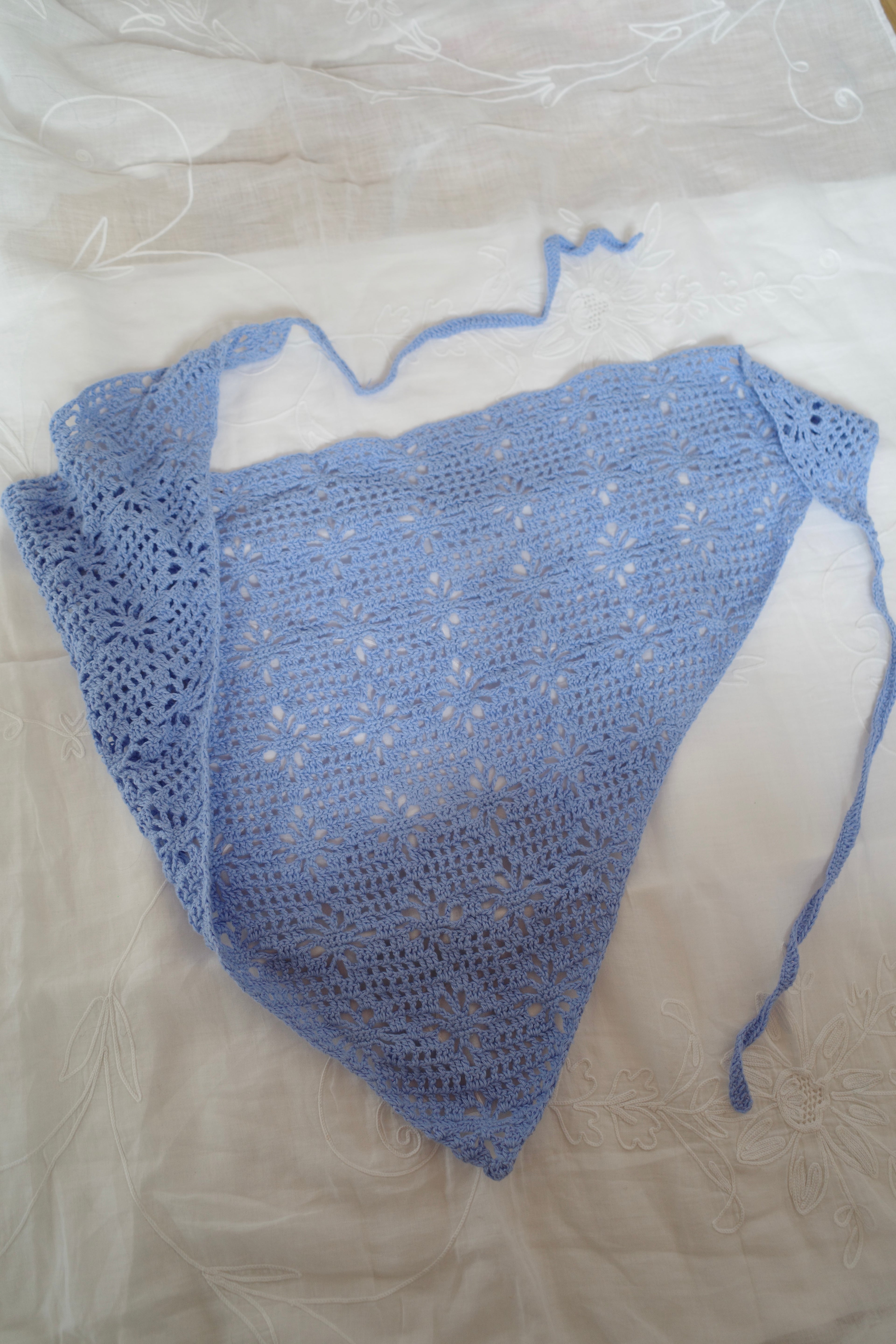 No.003 - Flower Lace Shawl
Crochet Pattern (PDF)
