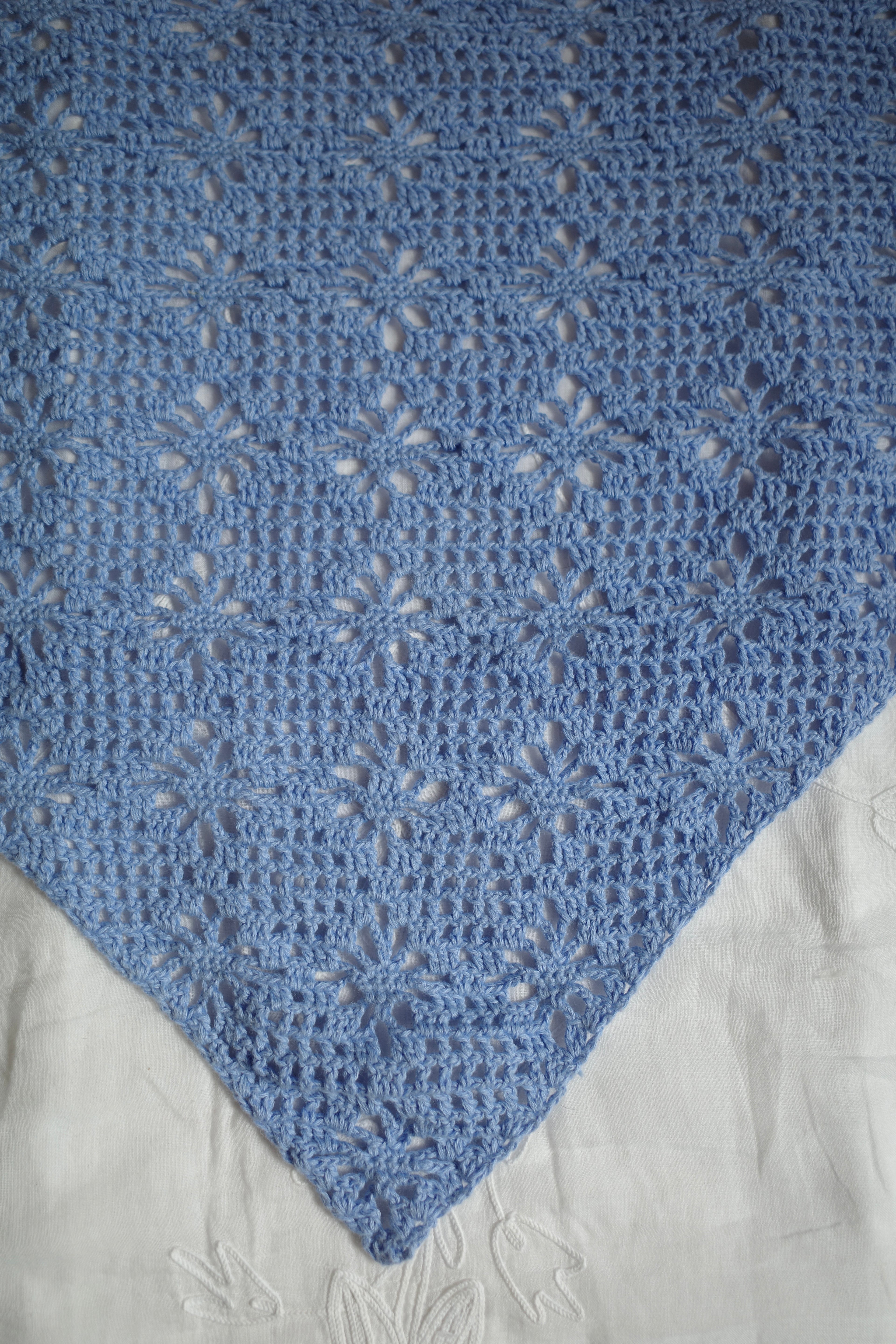 No.003 - Flower Lace Shawl
Crochet Pattern (PDF)