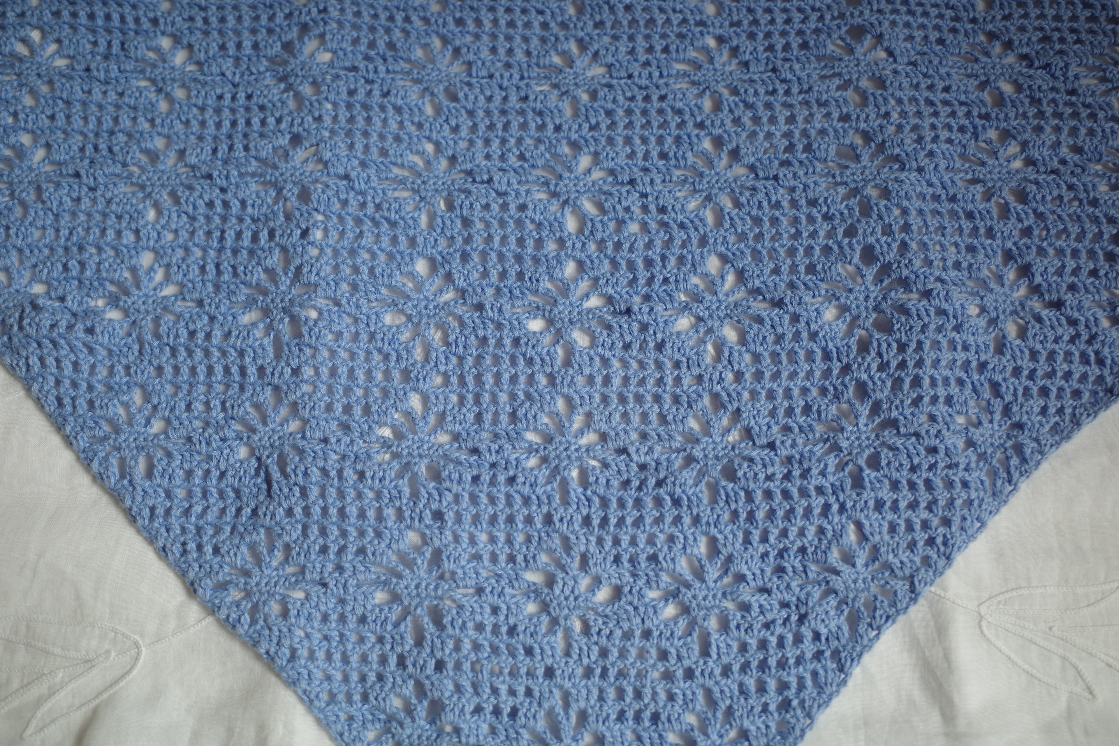 No.003 - Flower Lace Shawl
Crochet Pattern (PDF)