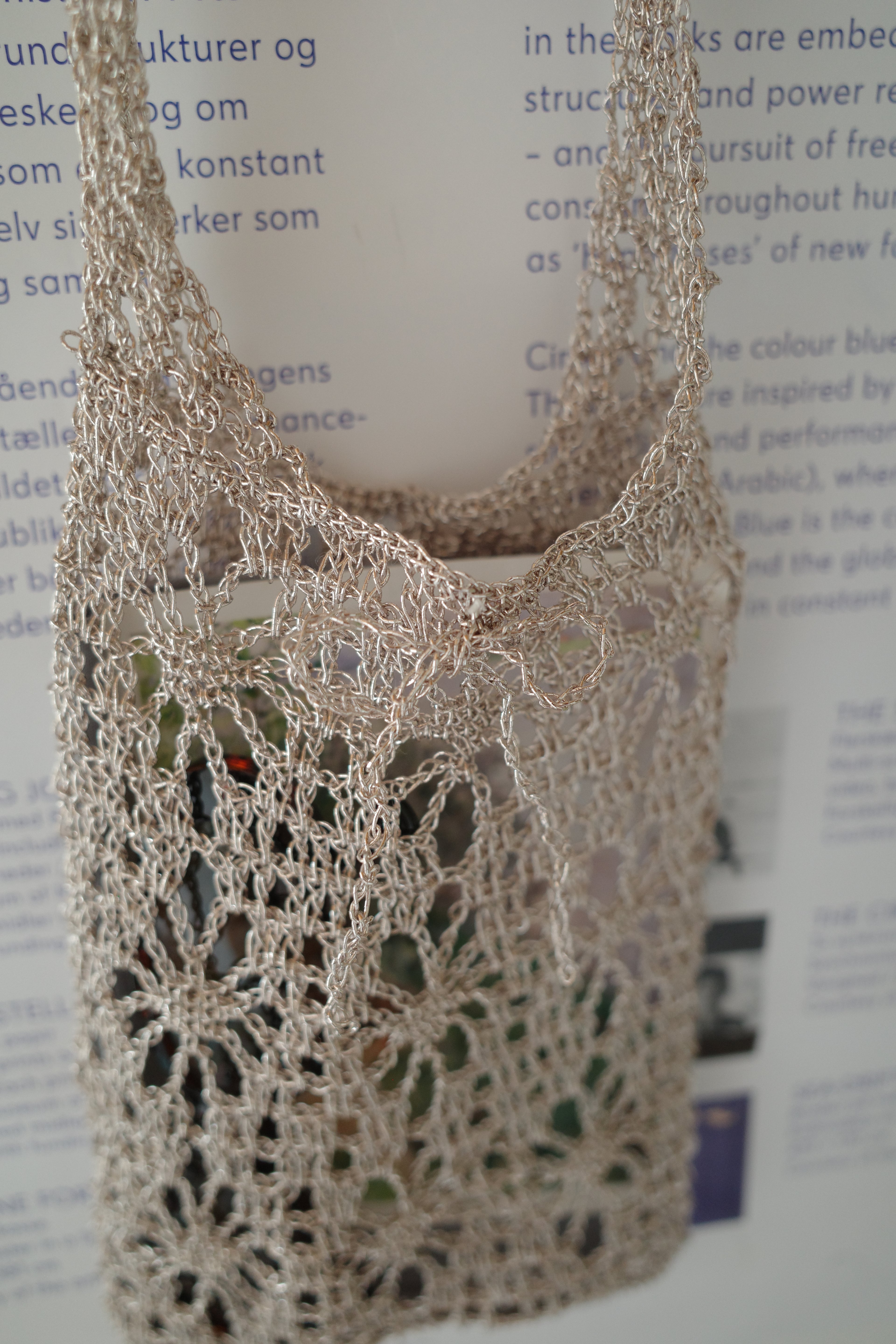 No.006 - Moonlight Mesh Pochette  Crochet Pattern (PDF)
