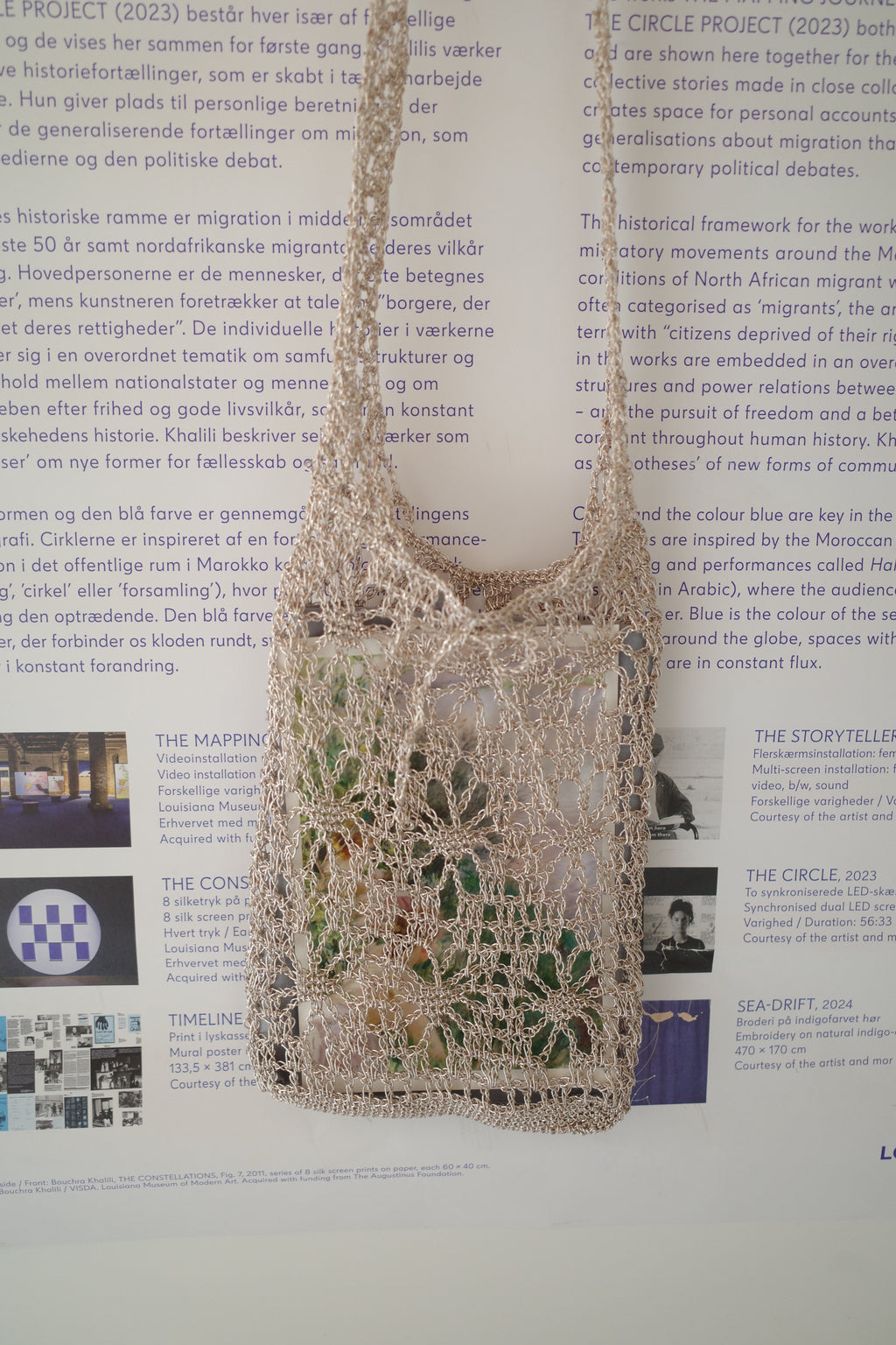 No.006 - Moonlight Mesh Pochette  Crochet Pattern (PDF)