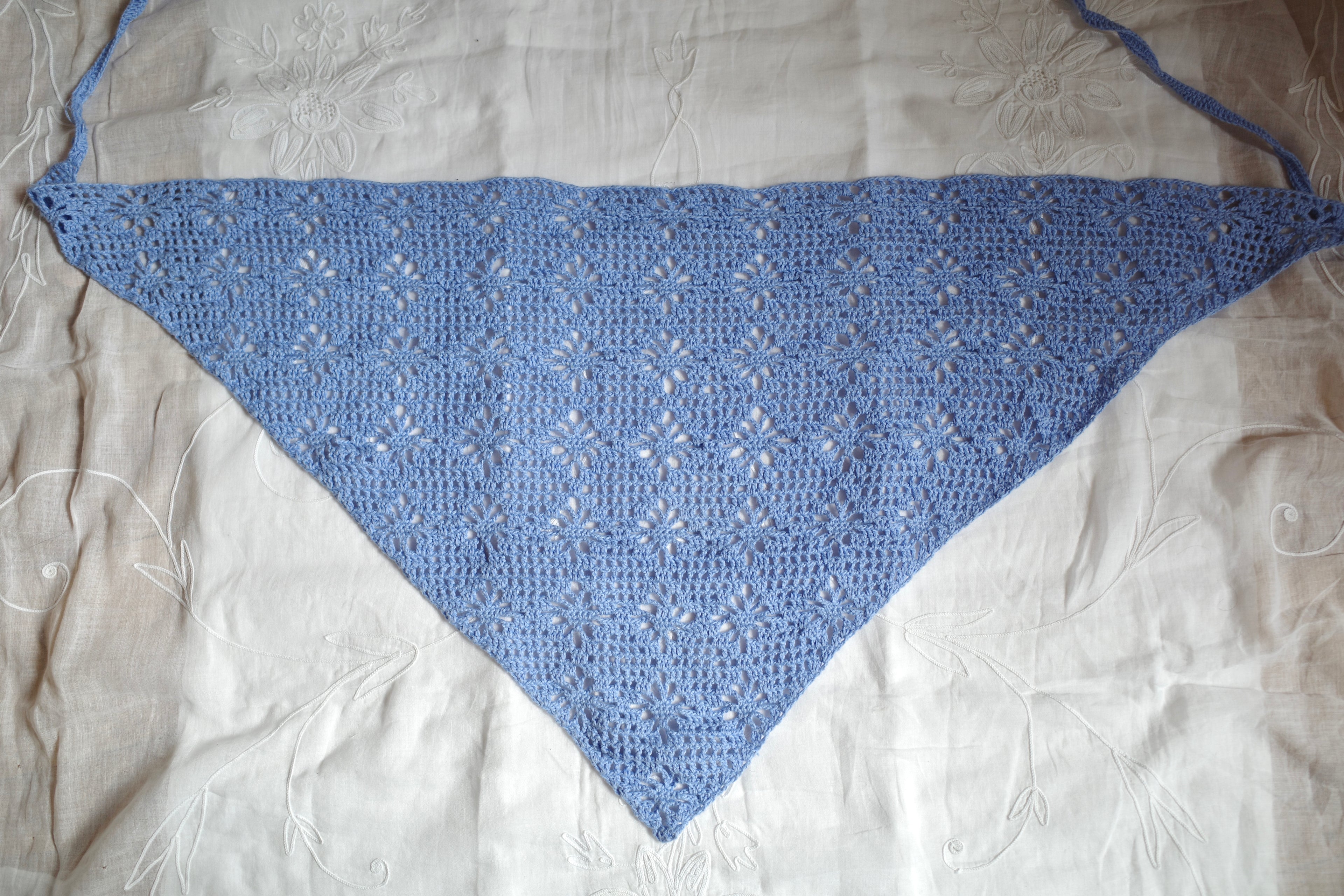 No.003 - Flower Lace Shawl
Crochet Pattern (PDF)