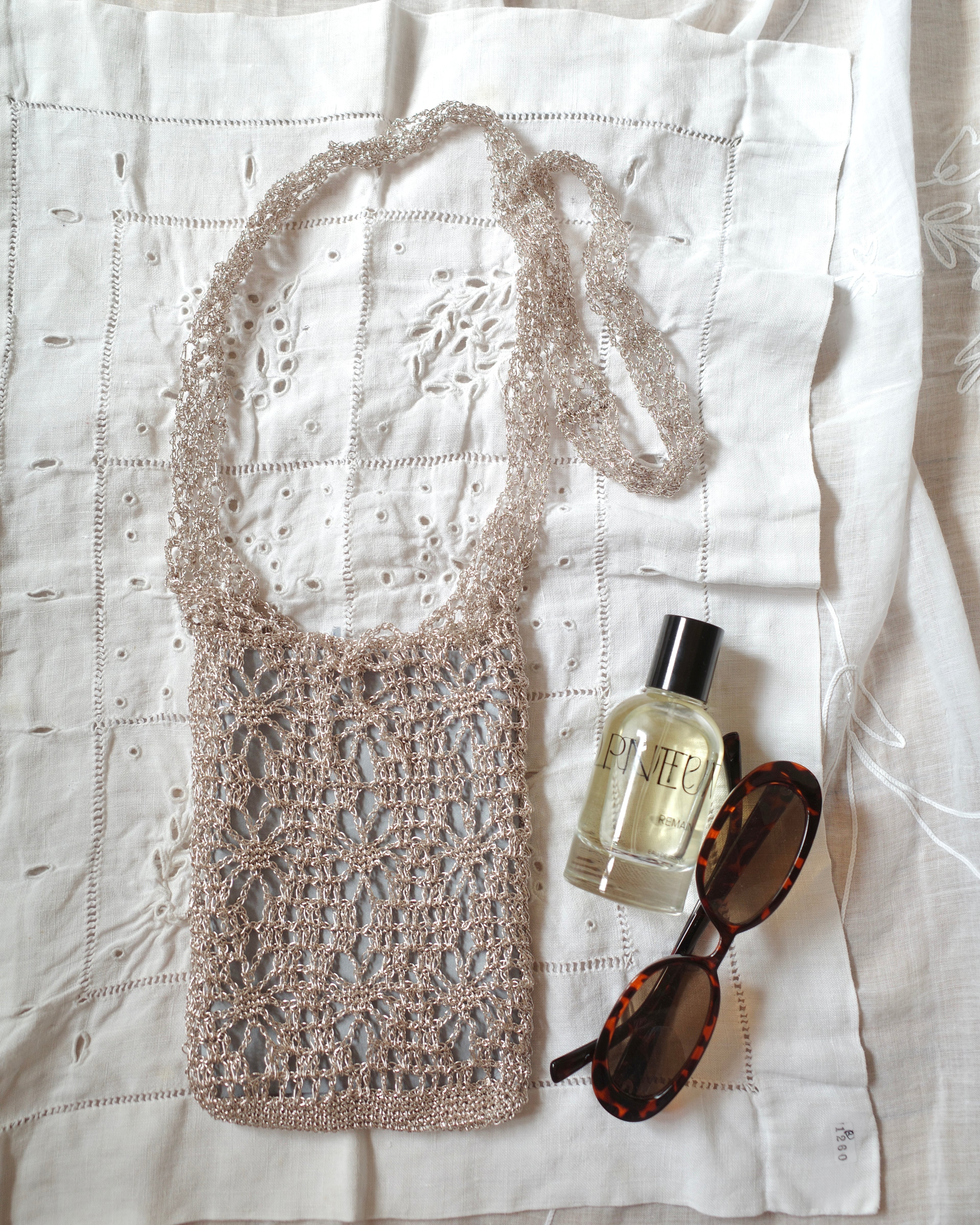 No.006 - Moonlight Mesh Pochette  Crochet Pattern (PDF)
