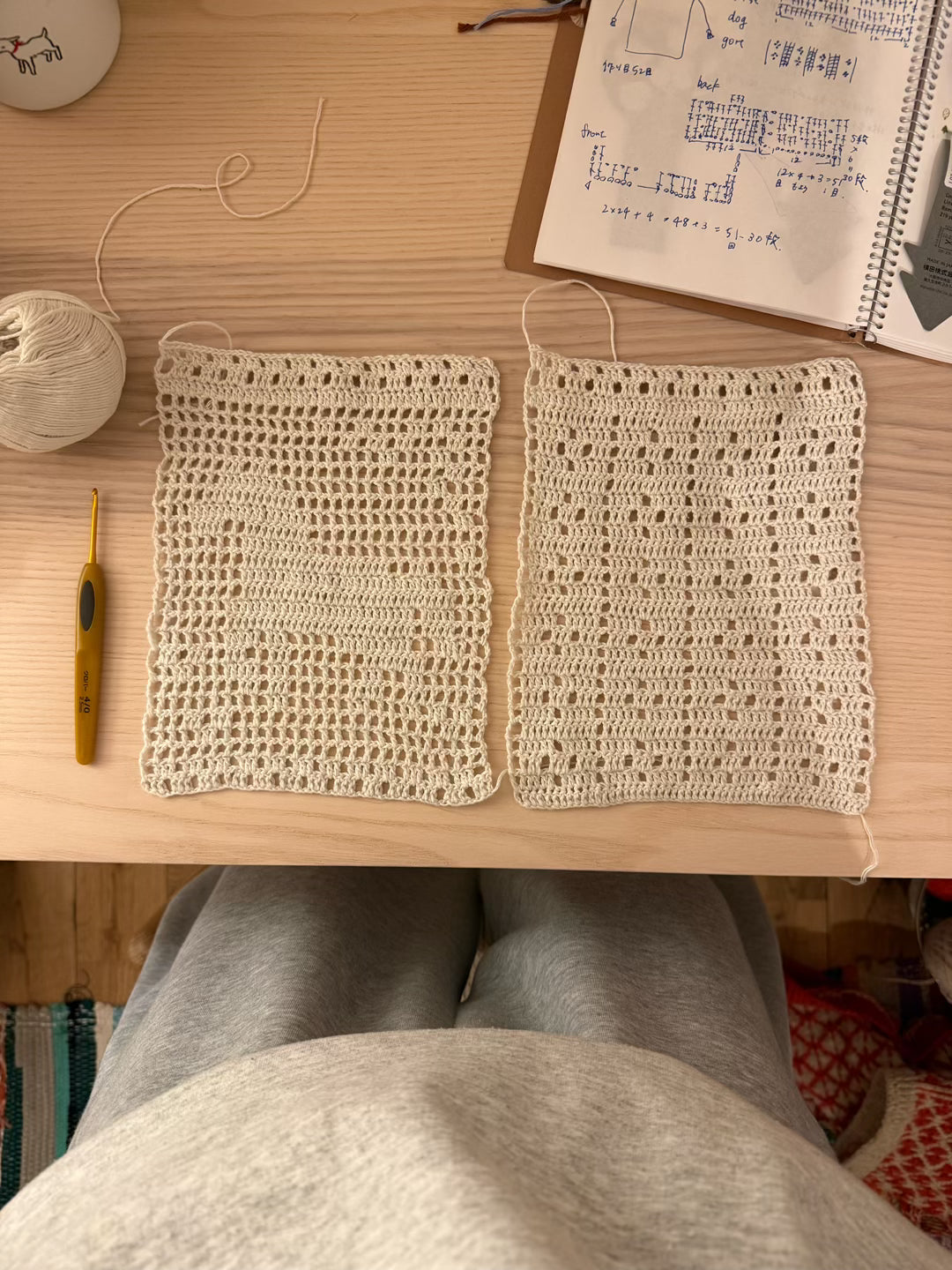 No.002 - Horse Filet Bag
Crochet Pattern (PDF)
